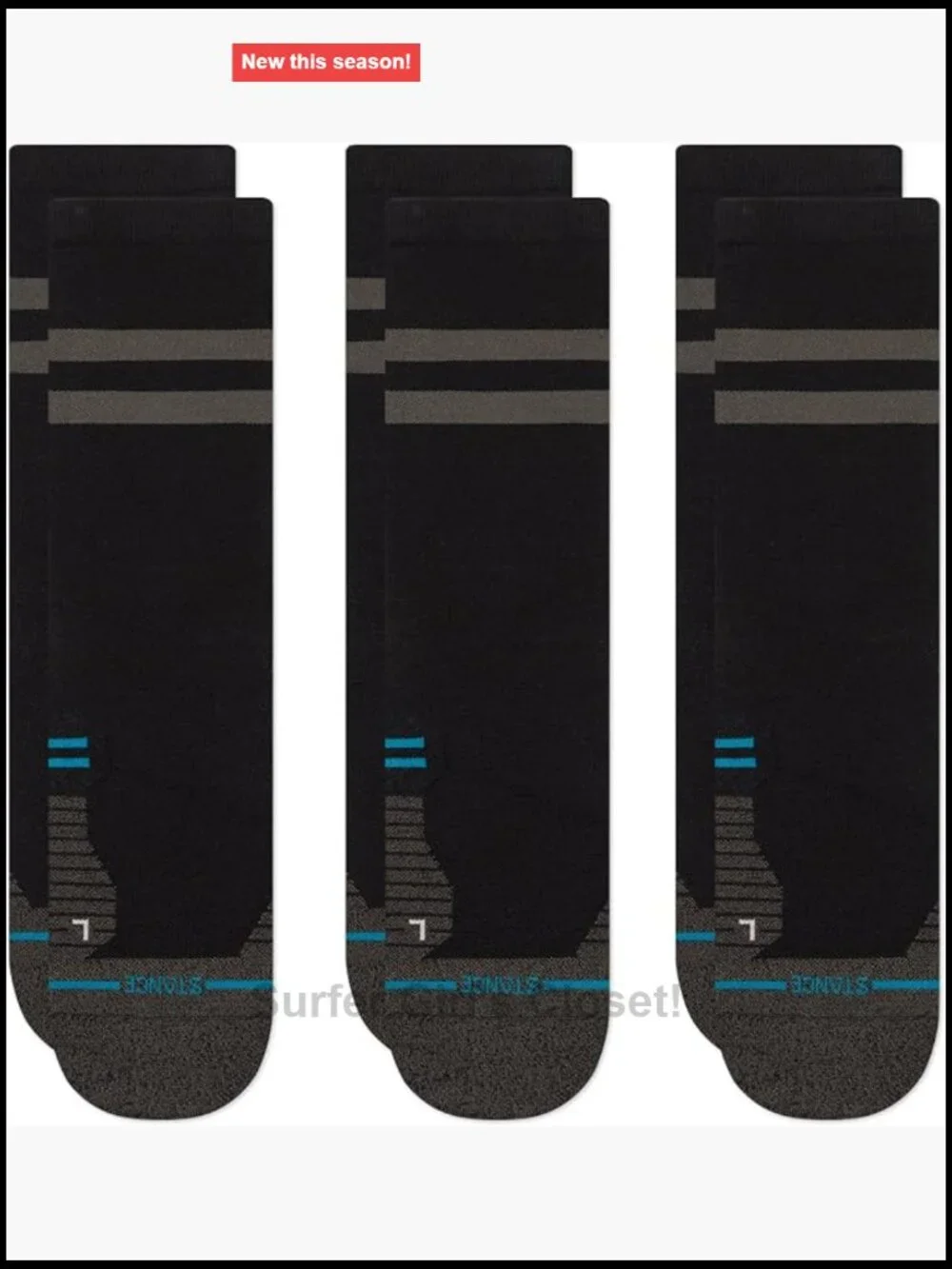Ultralight Performance Crew Socks 3-Pack Athletic Running
